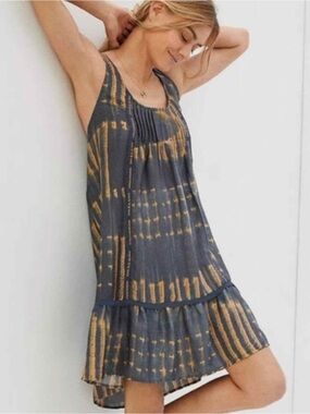 NWT retail $128 size M #Anthropologie
#TINY Moonrise tank dress.